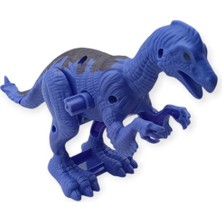 Esranın Dünyası Kurmalı Dinazor Figürleri 20 cm - Anatosaurus - Mor (Lisinya)