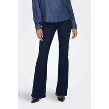Only Onlhenni Life Hw Retro Flared Dnm Epp Kadın Jean Pantolon Mavi (15339690)