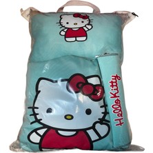 Btl Otomotiv Hello Kitty Baskı 8 Parça Oto Koltuk Servis Kılıf Seti (Ön + Arka Set, 2 Boyun Yastığı, 2 Kemer Kılıf)