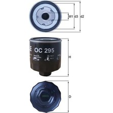 Mahle Depomix Yağ Filtresi Audi A2 1.4/1.6 00-05, Seat Ibiza Ii 1.0/1.3/1.4 93-02, Leon 1.4/1.6 99-06, Vw Golf Iii 1.4 93-99, Polo 1.0/1.3 89-94, Vento 1.4/1.6 91-98