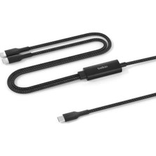 Belkin CAC004HQ1.5MBK Boostcharge Pro 140W Usb-C To Dual Usb-C Örgülü Kablo 1.5m - Siyah