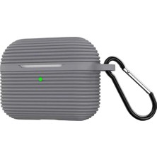 Durukar®  Airpods Pro 3 (3.nesil) Raven Silikon Kılıf - Gri