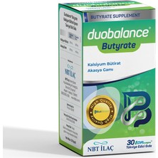 Nbt Life Duobalance Butyrate - Sodyum Bütirat Içeren Takviye Edici Gıda - 30 Kapsül