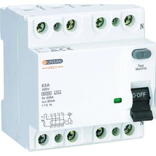 Günsan Elektrik Günsan 4X32A 30MA Kaçak Akım Rolesi Ka3 4-32/30