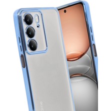 Durukar®  Realme C75 4g Kılıf  Lensli Silikon - Açık Mavi