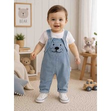 Uçurtma Baby Kids Babybuu Kulak Detaylı Erkek Bebek Yazlık Bayramlık Salopet