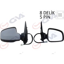 GVA Depomix Diş Dikiz Aynasi Sağ Sandero Stepway 12 Elektrikli Isitmali Astarli Konveks VM-6804EHPSR