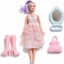Esranın Dünyası Moda Seti - Aksesuarlı 30 cm Bebek Seti  (Lisinya)