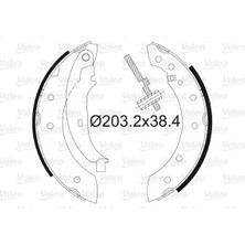 Valeo Depomix Arka Pabuç Balata P106-P206-P306-SAXO-CLIO Ii-Symbol-Thalia-Lgn-Twng-Logan 04 Sandero 08 7701206962