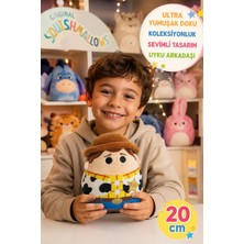 Toyfest Disney Squishmallows Toy Story Woody Figür Peluş Oyuncak Seri A Yumuşak Sevimli Peluş 20 cm