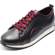 Costo Shoes Büyük Numara Erkek Ayakkabı CK1959 Siyah Dana Derisi Büyük Numara Erkek Ayakkabı 4 Mevsim Geniş Kalıp Rahat Kullanım