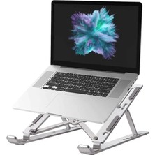 Esranın Dünyası Taşınabilir Laptop Standı, Metal, Kaymaz, Ergonomik Tasarım