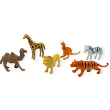 Esranın Dünyası Hayvan Figürleri - Aksesuarlı Vahşi Hayvanlar Seti  - Mini Set 30 Parça (Lisinya)