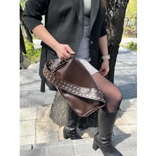 Butik Olea Rebel Zımbalı Kadın Omuz Çantası