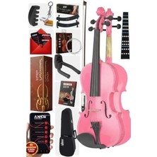 Esranın Dünyası Pembe 3/4 Çocuk Kemanı Seti, 10-13 Yaş Arası