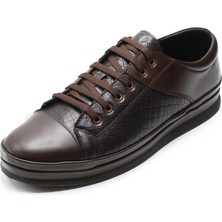 Costo Shoes Büyük Numara Erkek Ayakkabı GS1840 Kahve  Dana Derisi Büyük Numara Erkek Ayakkabı 4 Mevsim Geniş Kalıp Rahat Kullanım