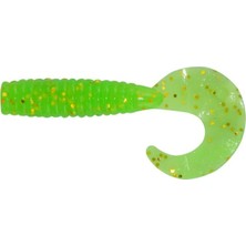Genba 12'li Paket Orak Kuyruk Silikon Balık Yemi Fosforlu (Mtx-1) 5 cm 1.2 gr Renk: 1