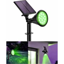 Esranın Dünyası 18 LED Spot Güneş Enerjili Bahçe Aydınlatma, Su Geçirmez