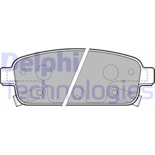 Delphi Depomix Fren Balatasi Arka Opel Astra J 1.4/1.6 09-15, Cascada 1.4/1.6 13-19, Mokka x 1.4/1.6/1.8/2.0 15 -, Zafira Tourer C 1.4/1.6/1.8 11 -, Vauxhall Zafira Mk Iii 1.6 13-18, Chevrolet Cruze 1.4/1.
