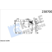 Kale Depomix Radyatör M131 Em-Ym 470X292X34 3 Sira Pn Fanli Sistem