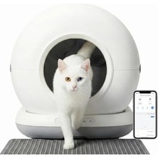 Esranın Dünyası 75LT Akıllı Kedi Tuvaleti, Uzaktan Kontrol ve 45 Adet Çöp Torbası