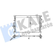 Kale Depomix Radyatör Cmax Ii-Focus Iii-Galaxy-Mondeo IV-SMAX-S60-S80-V60-V70 XC60 671X468X26 Al/pl/brz