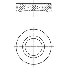 Mahle Depomix Motor Piston Segman Std Ducato Iii-Iveco Daily-Karsan Jest 2.3jtd C13 F1A Euro5 Motor 11 14