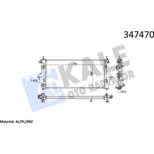 Kale Depomix Radyatör Ducato-Boxer-Jumper 2.2 Hdi 06 Klimasiz Mek 1 Sira Alb Sistem Al/pl/brz 26 Petek
