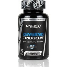 One Way Oneway Nutrition Ginseng Tribulus 50 Kapsül | Aktif Yaşam ve Günlük Destek Formülü