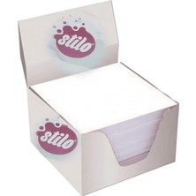 Stilo Küp Blok Beyaz (8 * 8 Cm)