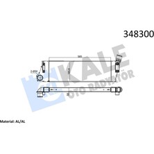 Kale Depomix Turbo Radyatörü Intercooler Mgn Ii-Scenic Ii 1.5dci-1.9dci Al-Pl-Brz 586X187X40