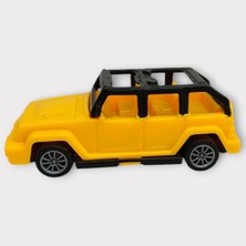Esranın Dünyası Çek Bırak Arabalar 10 cm - Sarı Jeep (Lisinya)