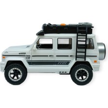 Esranın Dünyası Sesli Işıklı Metal Off- Road Araba 16 cm - D700-04 - Beyaz (Lisinya)