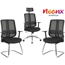 Neonx|onix Ofis Koltuk Takımı Ergonomik Tasarım Modern Görünüm