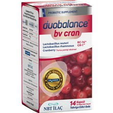 Nbt Life Duobalance Bv Cran - Turna Yemişi (Cranberry) ve Probiyotik Içeren - 14 Kapsül