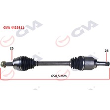 GVA Depomix Komple Aks Ön Sol Egea 1.3 Mjt mt 15- Iç Aks Kafali