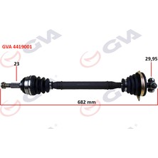 GVA Depomix Komple Aks Sol Dacia Logan-Sandero 1.5 Dci 04-12 682MM
