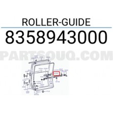 Kore Burç Orta Kapı Ray H-100 Orta Kapı Ray Burcu / L- 300 / Besta (Oem NO:8358943000)