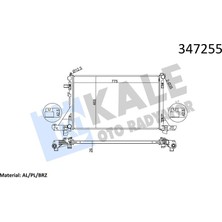 Kale Depomix Radyatör Master Iii-Movano B 2.3dci-Cdti 10 Klimali 773X469X26 mm
