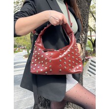 Butik Olea Vanta Zımbalı Kadın Kol Çantası