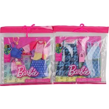 Epilons GWF04 Barbie'nin Kıyafet Koleksiyonu 2'li Paketler / +3 Yaş