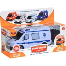 NW NessiWorld V001-2 V3 V004  Kumandalı Sesli Işıklı Polis Arabası-Jandarma-Ambulans-Itfaiye 1:18-Vardem