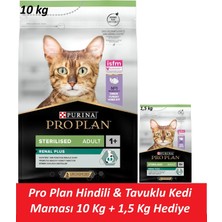 Pro Plan Hindili & Tavuklu Kedi Maması 10 kg + 1,5 kg Hediye