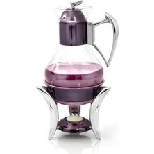 Mat Steel Mor Çaydanlık (1l)
