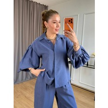 Size Özgü Indigo  Kemerli Takım