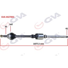 GVA Depomix Komple Aks Sağ Ducato-Boxer-Jumper 2.5 D 94-02 18Q Abs Li 54DİŞ 1085MM