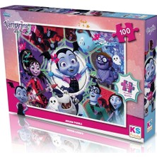 VP714 Vampirina 100 Parça Çocuk Puzzle-Ks Puzzle