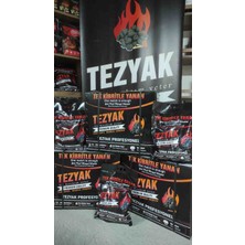 Tezyak Profesyonel Tek Kibritle Yanan Yeni Nesil Mangal Kömürü (2 kg x 10 Paket) 20 kg