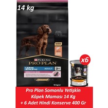 Pro Plan Somonlu Yetişkin Köpek Maması 14 kg + 6 Adet Hindi Konserve 400 gr