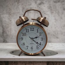 Ozcmax Nostaljik Çalar Saat – Retro Tasarım, Sessiz Akan Mekanizma, Yüksek Sesli Alarm, Masa ve Komoddin Için Dekoratif Saat